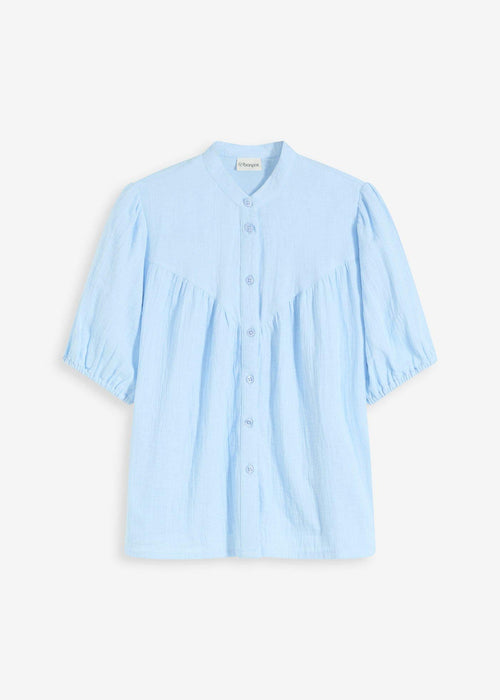 Bluza s kratkim rukavima od muslina