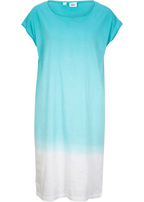 Haljina T-shirt kroja prelijevajućih boja