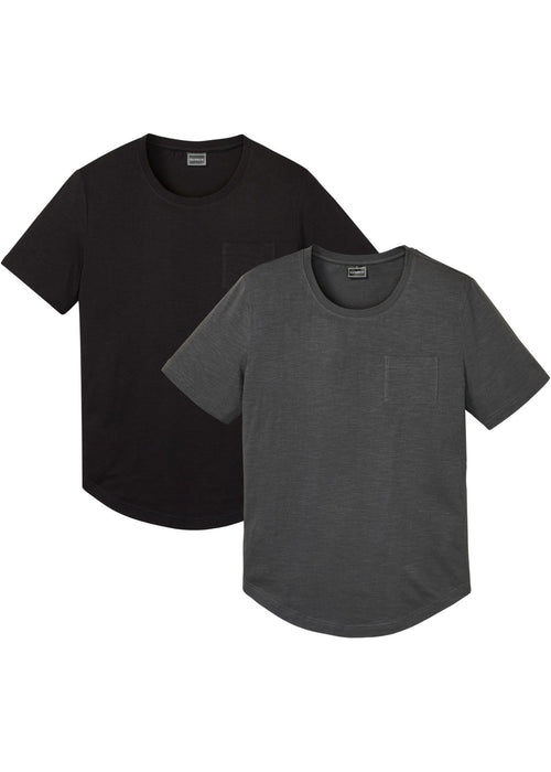 T-shirt majica od organskog pamuka s džepom na grudima (2 komada)