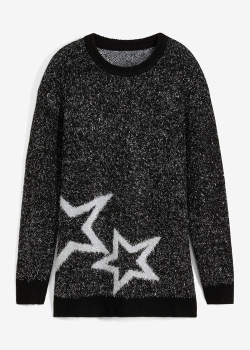 Sjajan pulover s uzorkom zvijezda