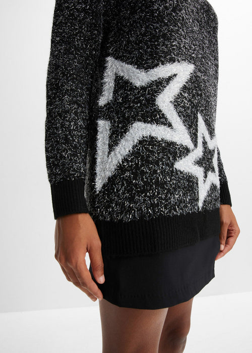 Sjajan pulover s uzorkom zvijezda